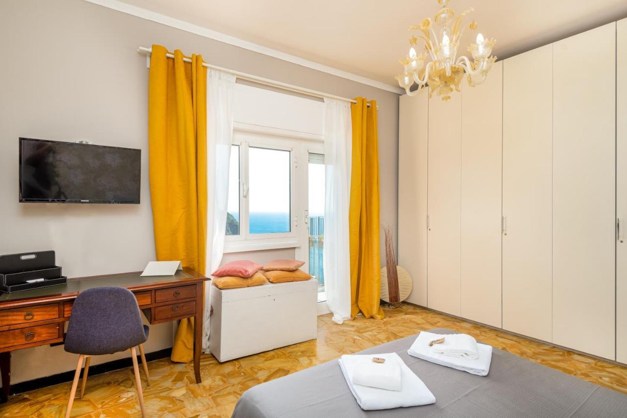 Cinque Terre D'Amare Sea View Big Apartment For Travel Lovers Riomaggiore Exterior foto